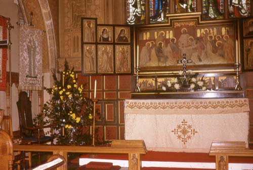 Chancel before redecoration 1967